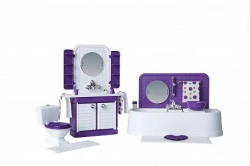 Confetti Purple Bathroom Playset for Dolls