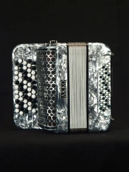 Accordion AKKO "Dima" - 1 Voice, 4 Rows, 34x34