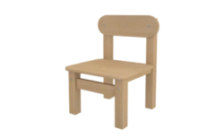 Children's Non-Adjustable Chair Made of Birch - MD 01.02.04-4