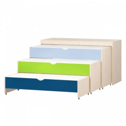 Transformable Children's Bed "Smile" with Drawer