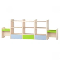 Modular Toy Storage Rack with 5 Sections