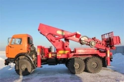 Telescopic Aerial Work Platform AHP 35T KAMAZ-43118 33M 400KG 20M