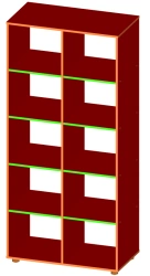 One-Sided Shelf (LDSB) with Fixed Parameters for Libraries