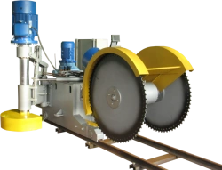 Low-Height Stone Cutting Machine for Efficient Block Production