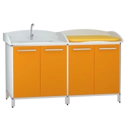Medical Changing Table with ABS Plastic Top, DM-2-111-16.K2.F5