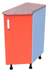 Corner Kitchen Unit KS-01 Left Open/Closed Model