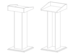 Public Speaking Podium Model T 01