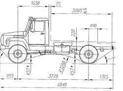All-Wheel Drive Chassis for Diesel Truck, Modification 33086