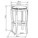 Metal Frame Stool (TT 1)