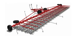 Tooth Harrow BZPG "Rainbow-17