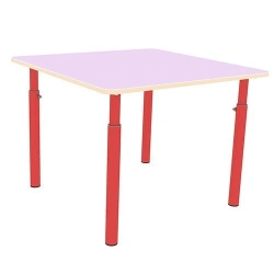 Adjustable Four-Person Children's Table V Type No. 1-3