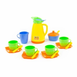 Children's Doll Dish Set for 4 with Stylish Design - Alice Series" 40619