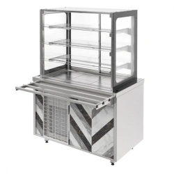 Refrigerated Display Case with Serving Doors RCC21A City