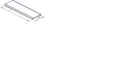 Display Shelf 30x91.5 cm for Retail Stands