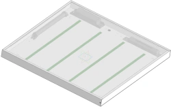 Econex Office E 595x595 30 CRI90 EM LED Light Fixture