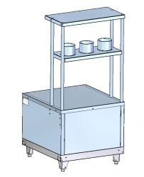 Cutlery and Tray Counter with Bread Bin PSKH-70KM Eco Series
