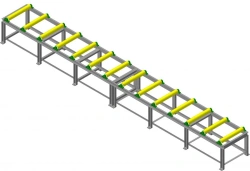 Non-Driven Roller Conveyor for Beams RNH 8-800