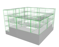 Modular Island Display Showcase RL 07/18