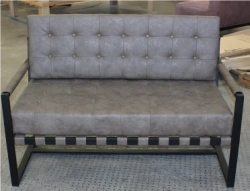 Metal Frame Sofa - 180 cm Wide, 68 cm High, 75 cm Deep