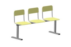 Triple Student Chair RS 01.00.09-2x3Sh