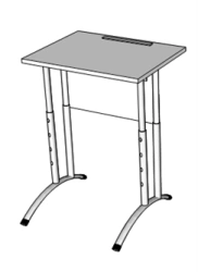 Durable Office Desk with PVC Edging, Customizable