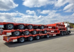 Sliding Lowbed Trailer TSR 4S0U1N without Hydraulic Mechanisms