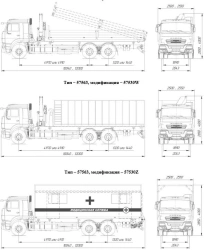 Diesel Dump Truck 20t+ Type 57563 Modification 57530N on KAMAZ Chassis