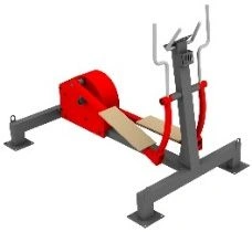 Outdoor Full-Body Cardio Trainer with Inertia-Free Load Mechanism UTS-002