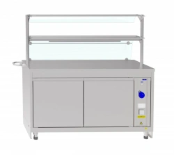 High-Temperature Refrigerated Showcase Counter with Neutral Cabinet PVV(N)-70H-07-NSh