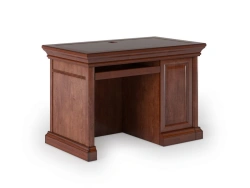 Executive Computer Desk with Leather Inlay, Model MN-1270