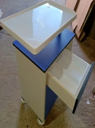 Single-Sided Medical Bedside Cabinet with Table TV-TBPKR-03.01