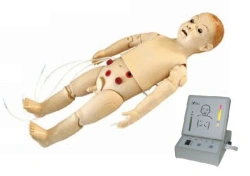 Multifunctional One-Year-Old Baby Mannequin (Care, CPR, Auscultation) T432
