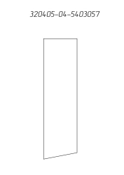 Rear Side Window #1 for PAZ 320405-04-5403057