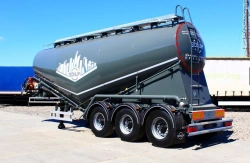 BONUM 914230 Cement Tank Semi-Trailer for Bulk Transport