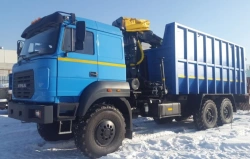 Truck with Crane Manipulator 6377P4 on Ural 4320 Chassis