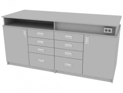 Demonstration Physical Table 1900x750x900mm (WxDxH)