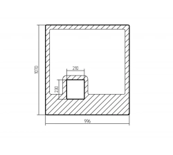 Left Side Window Glass Unit for LIAZ Bus 429260-5403303-03SB