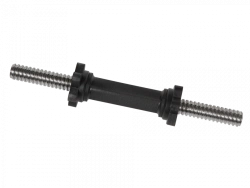 Chrome Dumbbell Bar with 370 mm Length, Disassemblable, Weider Lock - MB-BarM25-370B