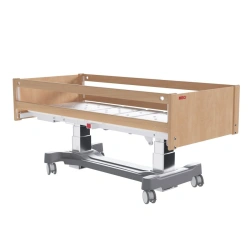 Electric Adjustable Medical Bed with Wooden Headboards for Patient Care MEGI Swift 6