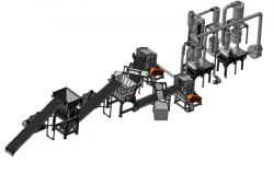 Rubber Processing Line RTI-500 for Tire Recycling