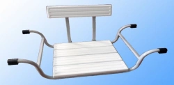 Plastic Bath Seat with Backrest SIV-020