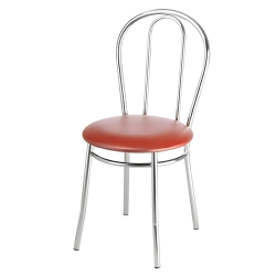 Metal Frame Adult Chair with Soft Upholstery