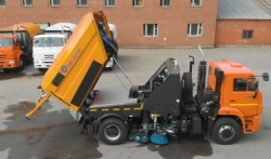 Street Sweeper Vacuum Machine BCM-279 on KAMAZ 53605 Chassis