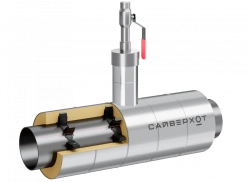 Insulated Tee with Ball Valve, St 20 (GOST 8732-78) 133x6.0 - 32 - 1 - PPU OC - MZI