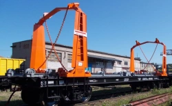 Unified Removable Equipment for Transporting Rail Track Links on PM-820 Platform