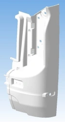 Right Corner Rear Panel Assembly for Buses 320435-04-5601016