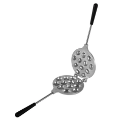 Nut-Shaped Baking Mold - Kukmara Aluminum Uncoated with Bakelite Handles