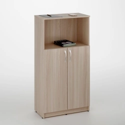 Low Document Cabinet with Niche