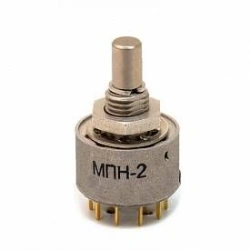 Compact Low-Frequency Rotary Switch MPN-2 10P1N 12 IP40 FIMD.640121.002 TU