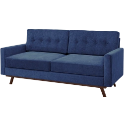 Upholstered Sofa D51 with Metal Frame and Cushions